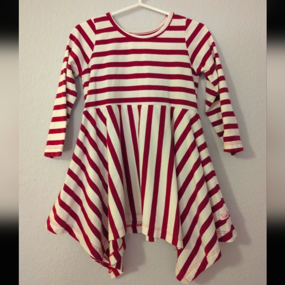 RuffleButts Asymmetrical Dress